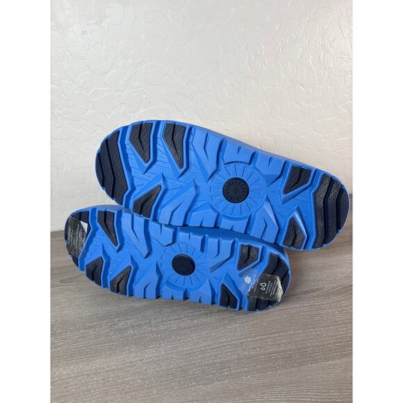 New Sz 9 Men's UGG Classic Short Weather Hybrid Chestnut Big Sky Blue 1143992 - Picture 6 of 7